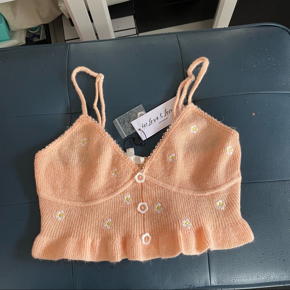 For Love & Lemons Embroidered Buds